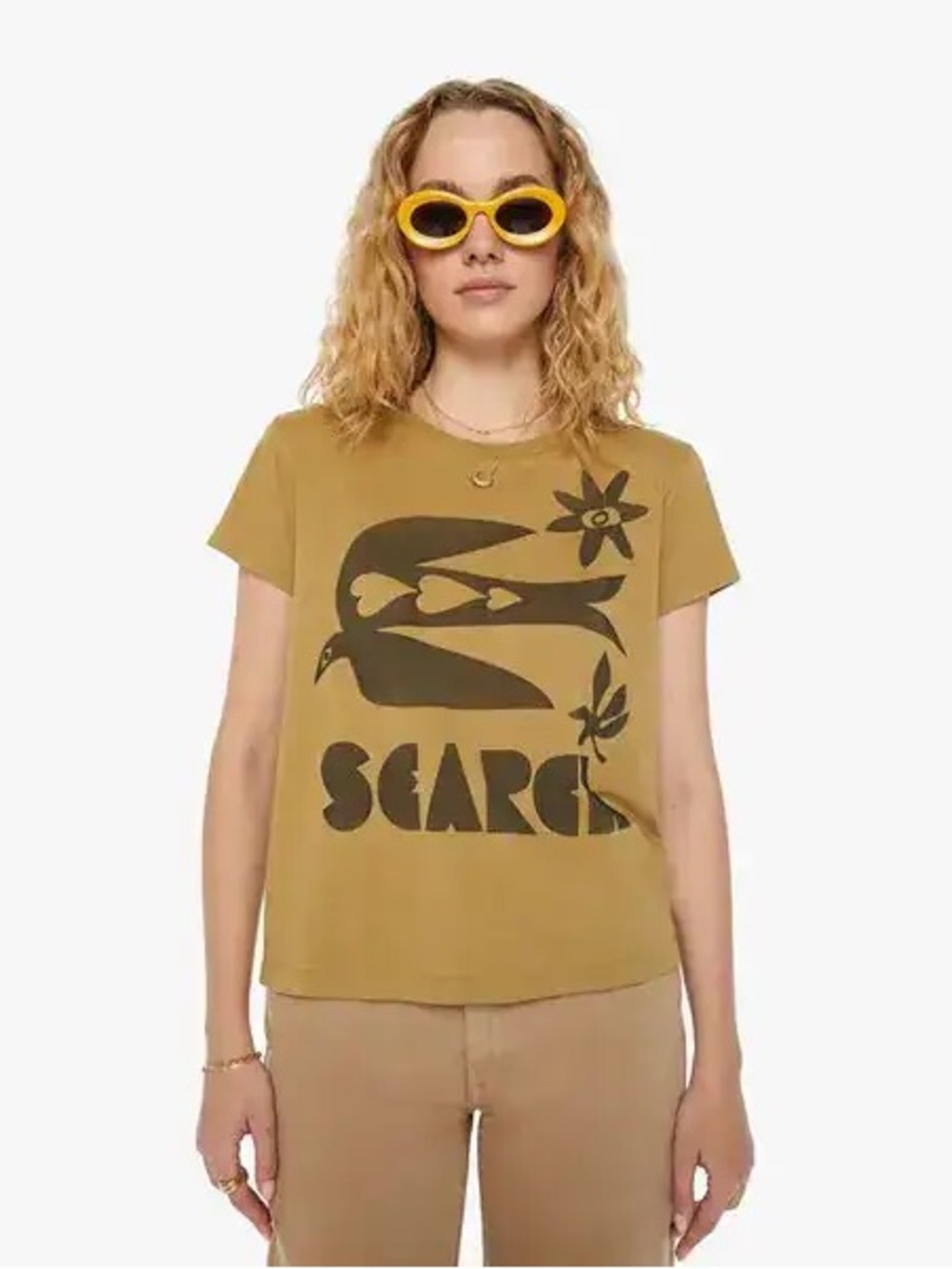 Mother The Boxy Goodie Goodie Search Tee